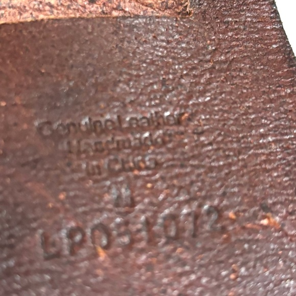 Linea Pelle Dark Brown Belt with Brass Buckle size M main image 7